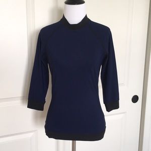 J. Crew Rash Guard in Navy & Black